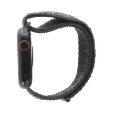 Apple Watch Series 7 Nike GPS + Cellular 45mm alluminio blu cinturino Loop Sport nero
