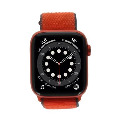 Apple Watch Series 6 Aluminiumgehäuse rot 44 mm mit Sport Loop rot (GPS) rot
