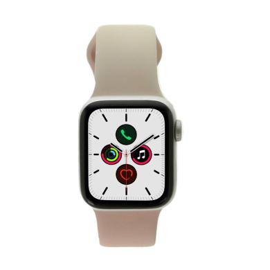 Apple Watch Series 5 GPS + Cellular 40mm aluminio plateado correa Loop deportiva rosado