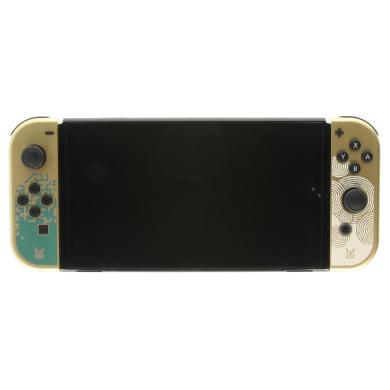 Nintendo Switch (OLED-Modell) oro/bianco/verde - Ricondizionato - Come nuovo - Grade A+