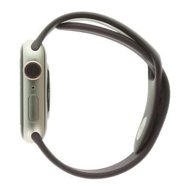 Apple Watch Series 7 GPS + Cellular 41mm aluminium lumière stellaire bracelet sport cerise