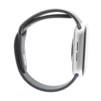Apple Watch Series 6 Aluminiumgehäuse silber 44 mm mit Sportarmband dunkelmarine (GPS) silber