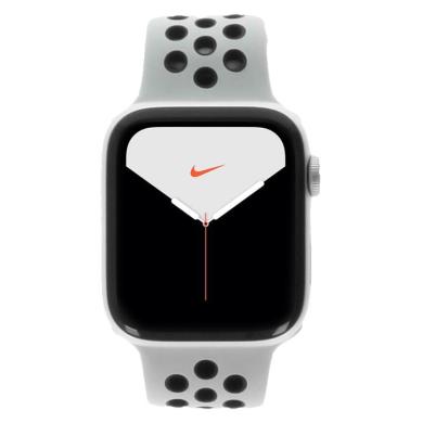 Apple Watch Series 5 Nike+ Aluminium Gris 44Mm Avec Bracelet Sport Platine/Noir (Gps + Cellular)