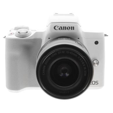 Canon EOS M50 Mark II con objetivo EF-M 15-45mm 3.5-6.3 IS STM blanco - Reacondicionado: como nuevo | 30 meses de garantía | Envío gratuito