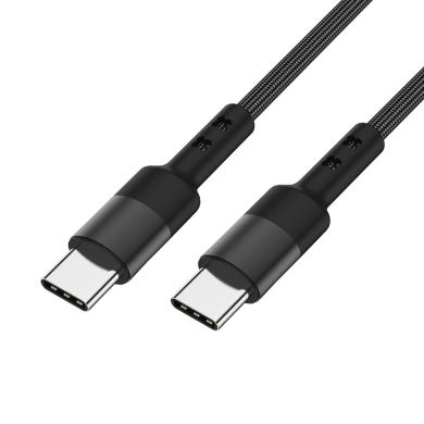 USB-C auf USB-C Ladekabel 1m -ID18868 schwarz