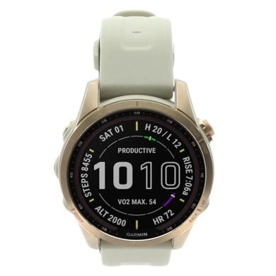 Garmin Fenix 7S Sapphire Solar oro rosado titanio/tiza (010-02539-35) - Reacondicionado: muy bueno | 30 meses de garantía | Envío gratuito