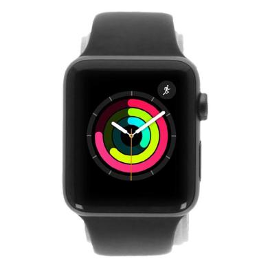 Apple Watch Series 3 Aluminiumgehäuse grau 42mm Sport Loop schwarz (GPS)