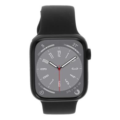 Apple Watch Series 8 GPS + Cellular 45mm alluminio mezzanotte cinturino Sport mezzanotte - Ricondizionato - buono - Grade B