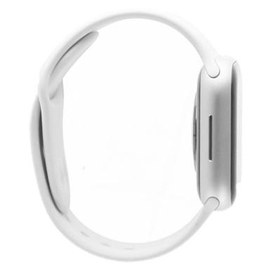 Apple Watch Series 8 GPS 41mm aluminium argent bracelet sport blanc 