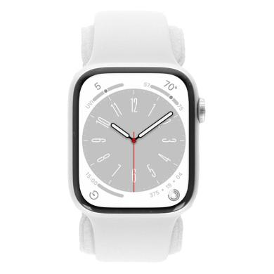 Apple Watch Series 8 GPS 45mm alluminio cinturino Sport argento - Ricondizionato - ottimo - Grade A