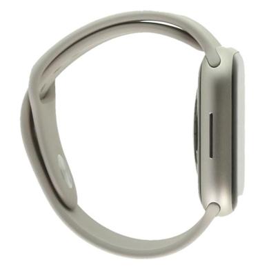 Apple Watch Series 8 GPS 45mm aluminium lumière stellaire bracelet sport 