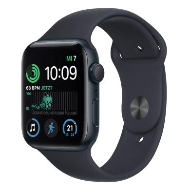 Apple Watch SE 2 Aluminiumgehäuse mitternacht 44mm mit Sportarmband mitternacht (GPS) mitternacht
