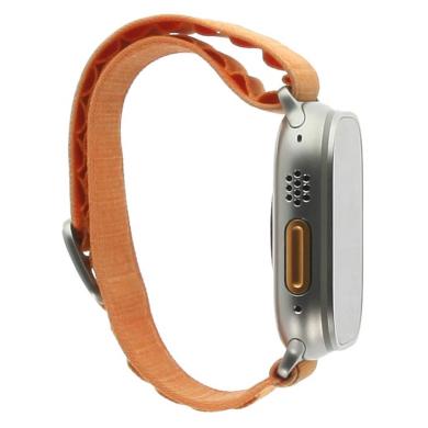 Apple Watch Ultra GPS + Cellular 49mm titane boucle sport alpine orange S