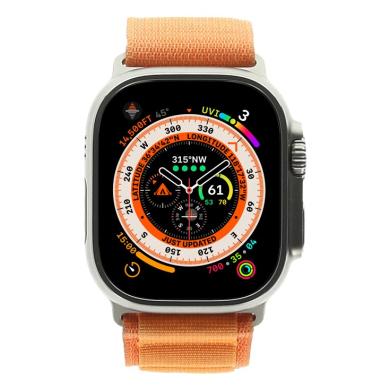 Apple Watch Ultra Titangehäuse 49mm Alpine Loop orange L (GPS + Cellular)