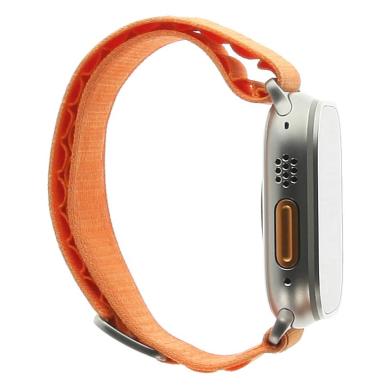 Apple Watch Ultra GPS + Cellular 49mm titane boucle alpine orange L 