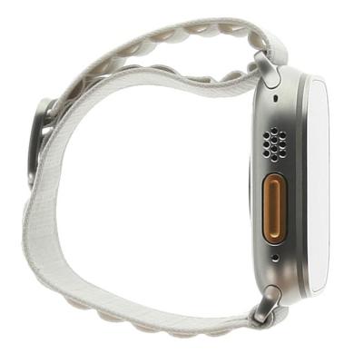 Apple Watch Ultra (GPS + Cellular) titane 49mm, Boucle Alpine lumière stellaire S