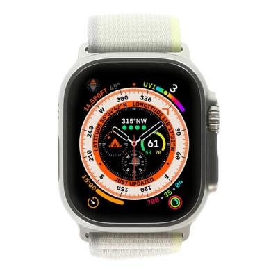 Apple Watch Ultra GPS + Cellular 49mm titanio cinturino trail giallo/beige S/M - Ricondizionato - ottimo - Grade A