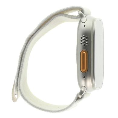 Apple Watch Ultra Titangehäuse 49mm Trail Loop gelb/beige S/M (GPS + Cellular)