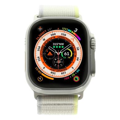 Apple Watch Ultra Titangehäuse 49mm Trail Loop gelb/beige M/L (GPS + Cellular)