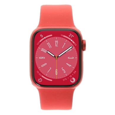 Apple Watch Series 8 Alluminio 41mm Cinturino Sport rosso (GPS)
