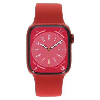 Apple Watch Series 8 Alluminio 41mm Cinturino Sport (GPS + Cellular) rosso