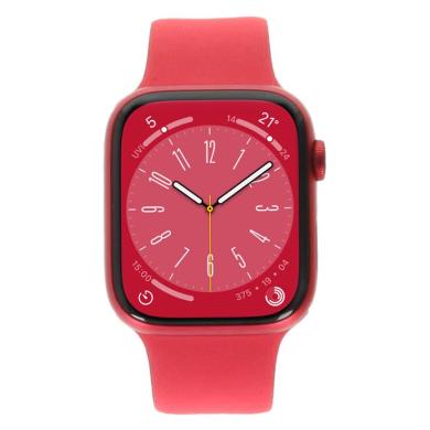Apple Watch Series 8 GPS 45mm aluminium rouge bracelet sport rouge