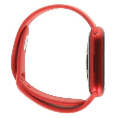 Apple Watch Series 8 Aluminiumgehäuse rot 45mm mit Sportarmband rot (GPS)
