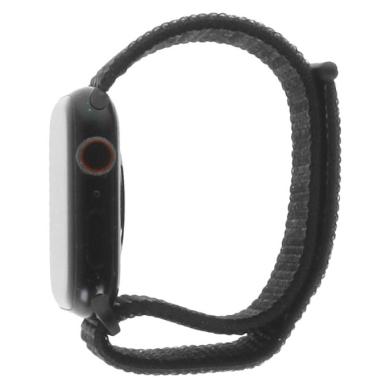 Apple Watch Series 7 Nike Aluminium minuit 45mm Bracelet Sport noir/raisin (GPS + Celluar)