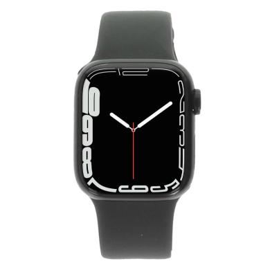 Apple Watch Series 7 Aluminium bleu 41mm Bracelet Sport bleu de minuit (GPS + Cellular)