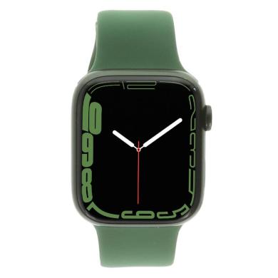 Apple Watch Series 7 Aluminiumgehäuse grün 45mm mit Sport Loop abyssblau/moosgrün (GPS + Cellular) grün