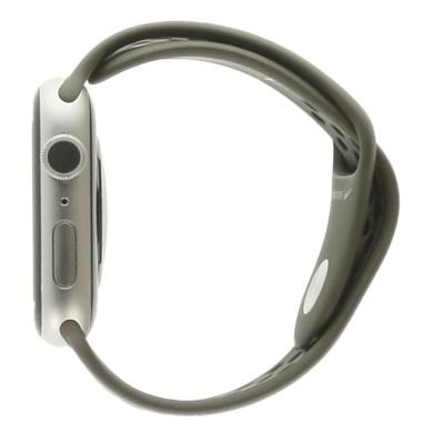 Apple Watch Series 7 Nike Alluminio galassia 45mm Cinturino Sport grigio oliva/cargo kaki (GPS)