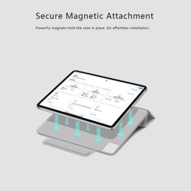 Magnetische Hülle für Apple iPad Air (4./5. Gen.) -ID20054 lavendelgrau