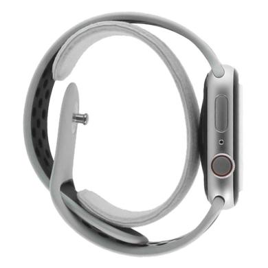 Apple Watch SE Nike Aluminiumgehäuse space grau 44mm mit Sportarmband platinum/schwarz (GPS + Cellular) space grau