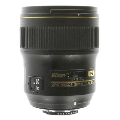 Nikon 28mm 1:1.4 AF-S E ED NIKKOR (JAA140DA) nero - Ricondizionato - Come nuovo - Grade A+
