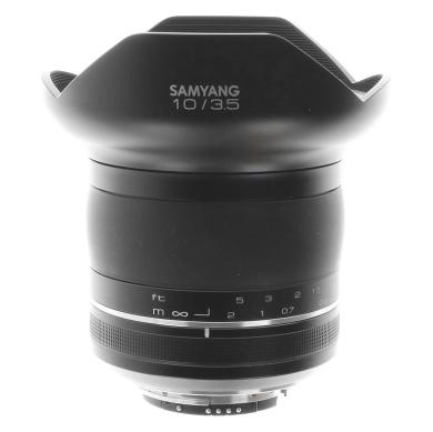Samyang 10mm 1:3.5 XP per Nikon F (22782) nero nuovo
