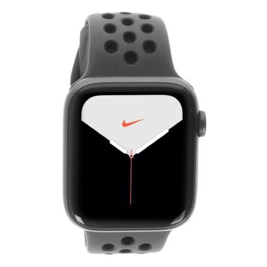 Apple Watch Series 5 (GPS) Nike+ Cassa alluminio color grigio 44mm Cinturino Sport anthrazit/nero