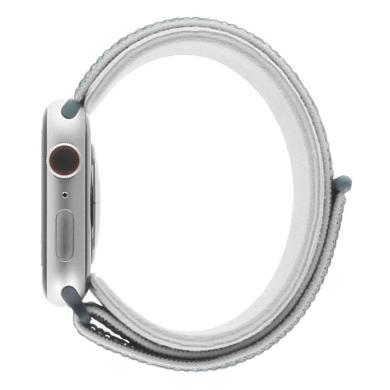 Apple Watch Series 8 Aluminium argent 45mm Boucle Sport Bleu orage (GPS + Cellular)