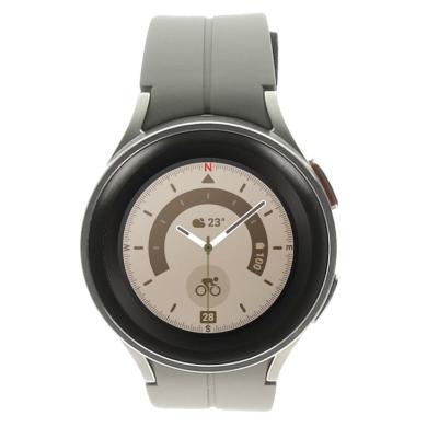 Samsung Galaxy Watch5 Pro gris titanio 45mm LTE con Correa deportiva gris D-Buckle