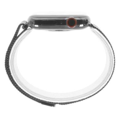 Apple Watch Series 4 Acciaio Inox 44mm Cinturino in maglia Milanese nero spaziale (GPS + Cellular)