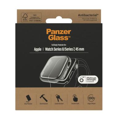 PanzerGlass Protezione schermo completa per Apple Watch Series 7/8 45mm -ID21080 trasparente