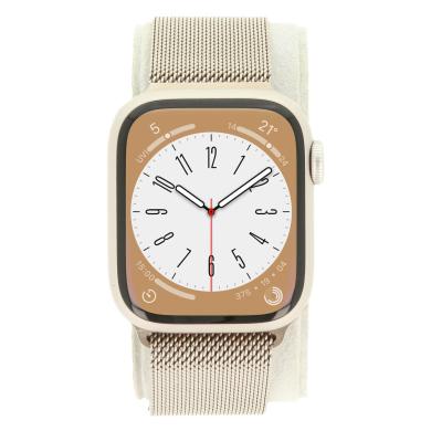 Apple Watch Series 8 Alluminio galassia 41mm cinturino in maglia milanese oro (GPS)