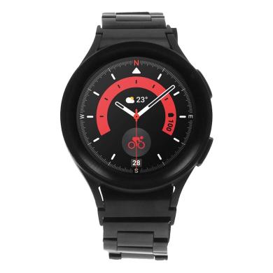 Samsung Galaxy Watch5 Pro Noir Titanium 45mm LTE Bracelet à maillon noir