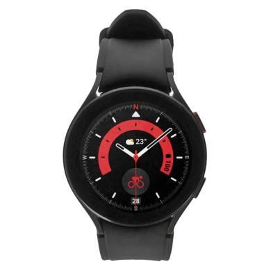 Samsung Galaxy Watch5 Pro black titanium 45mm Bluetooth Ridge Cinturino Sport nero - Ricondizionato - Come nuovo - Grade A+
