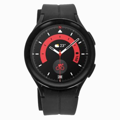 Samsung Galaxy Watch5 Pro black titanium 45mm Bluetooth D-Buckle Sport Band schwarz