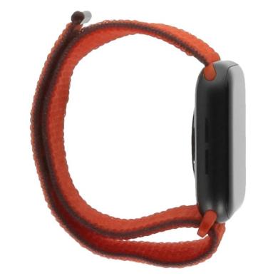 Apple Watch Series 6 Aluminiumgehäuse space grau 44mm Sport Loop rot (GPS)