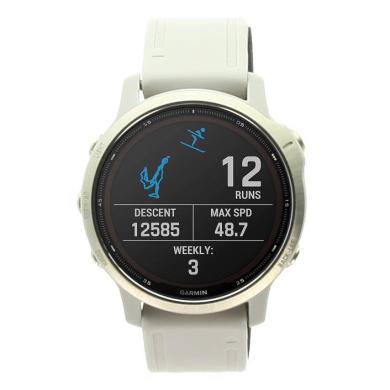 Garmin Fenix 6S Pro 42mm Solar light oro (010-02409-11) - Reacondicionado: buen estado | 30 meses de garantía | Envío gratuito