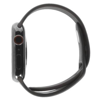 Apple Watch Series 8 Edelstahlgehäuse graphit 45mm Sportarmband holunder (GPS + Cellular)