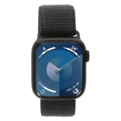 Apple Watch Series 9 Aluminiumgehäuse mitternacht 41mm Sport Loop mitternacht (GPS + Cellular)
