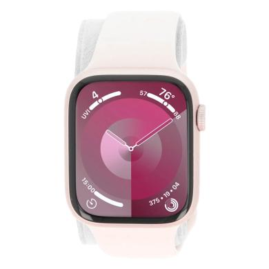 Apple Watch Series 9 Alluminio rosato 41mm Cinturino Sport rosa chiaro S/M (GPS) - Ricondizionato - ottimo - Grade A