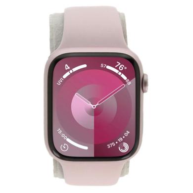 Apple Watch Series 9 Aluminium rosé 45mm Bracelet Sport rose clair M/L (GPS + Cellular) - neuf
